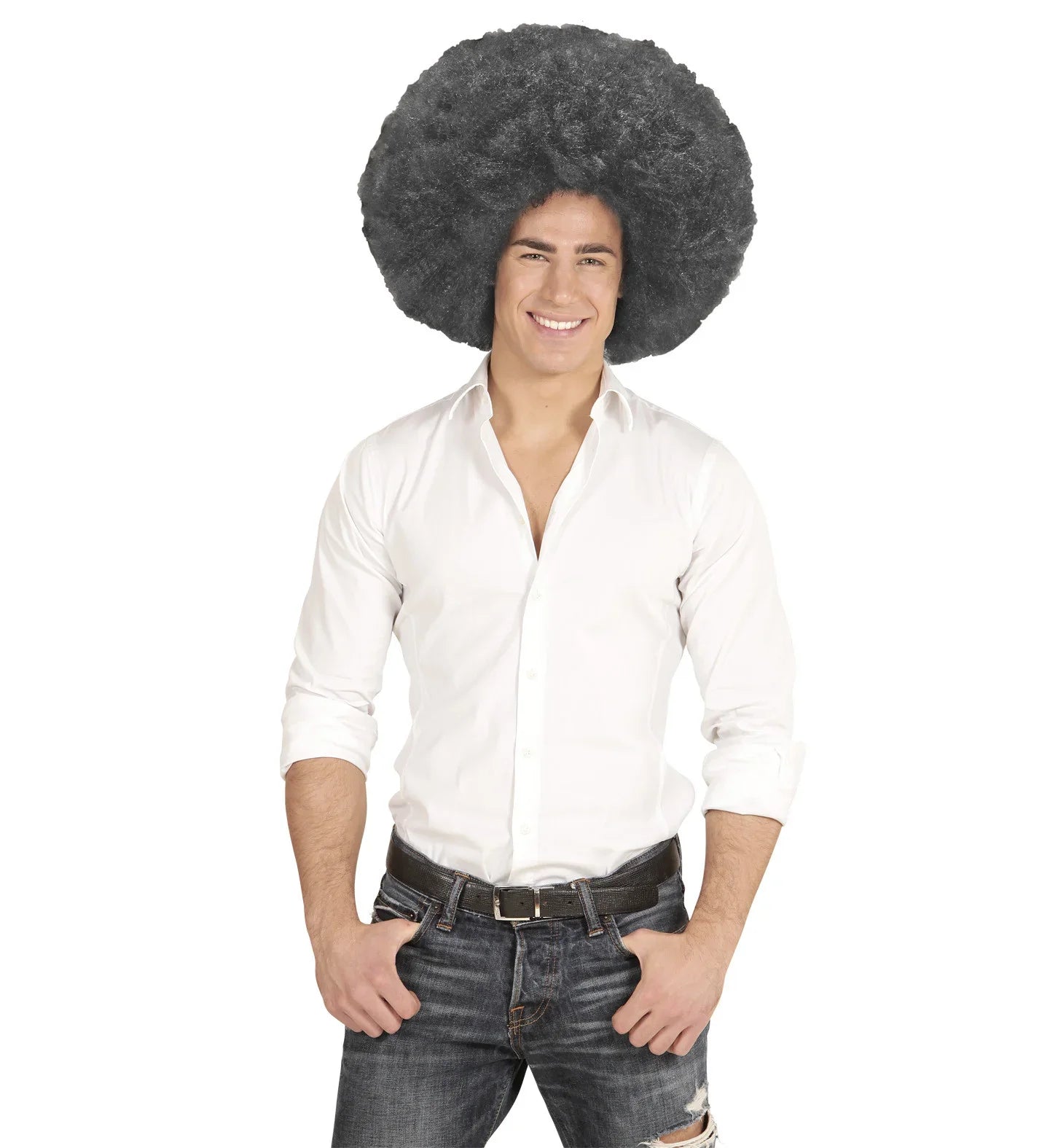 Peluca Super Afro Morena Pelucas Widmann